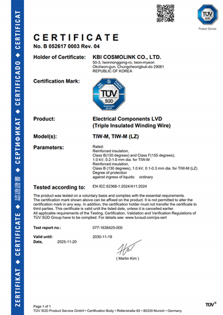 TUV CERTIFICATE_B052617_TIW-M
